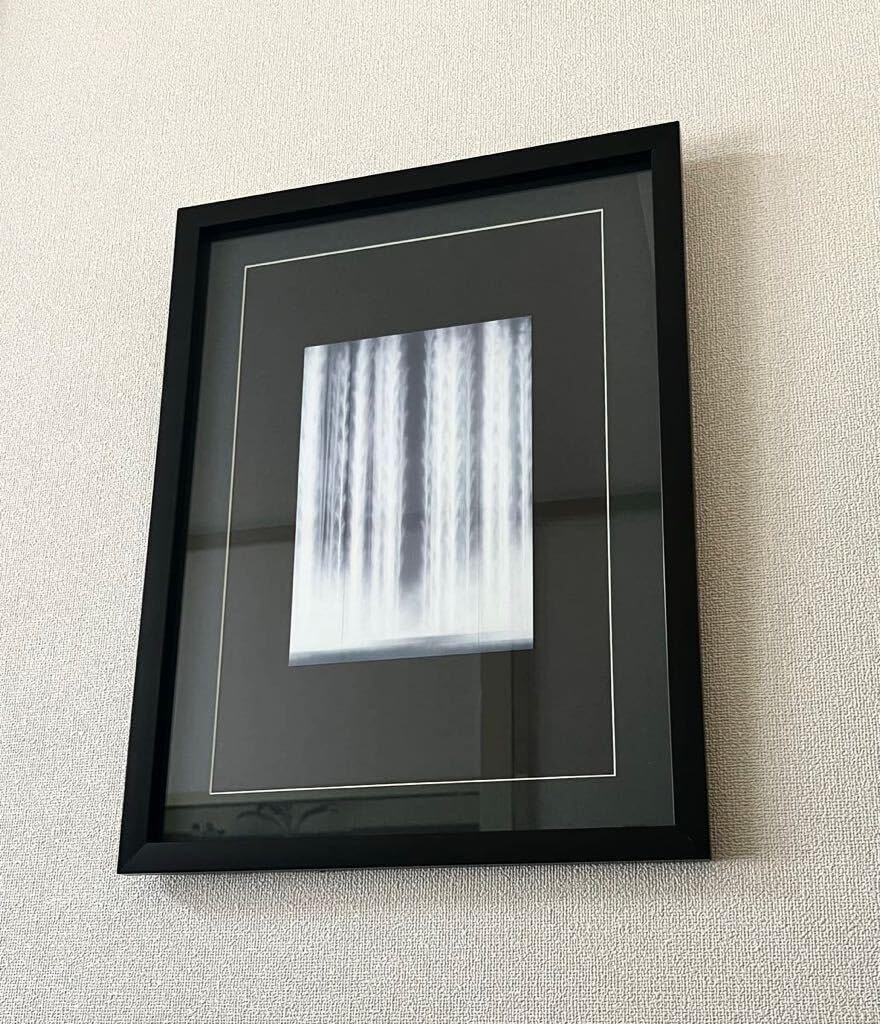 千住博、【 樹の声を聴く】、希少な画集画、新品高級額 額装付、状態良好 千住博、【 樹の声を聴く】、希少な画集画、新品高級額 額装付